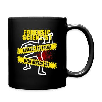 Criminalistique, Criminalistique, Criminologie - Mug uni - noir - Droite