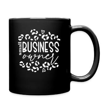 Fier propriétaire d’une petite entreprise déclaration Art - Mug uni - noir - Droite