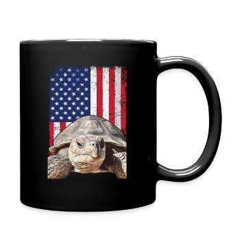 Certains meilleurs amis ne disent jamais un mot, Sulcata - Mug uni - noir - Droite