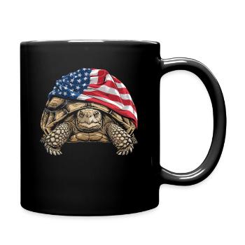 Certains meilleurs amis ne disent jamais un mot, Sulcata - Mug uni - noir - Droite