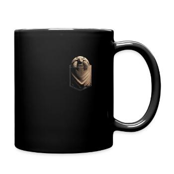 Certains meilleurs amis ne disent jamais un mot, Sulcata - Mug uni - noir - Droite