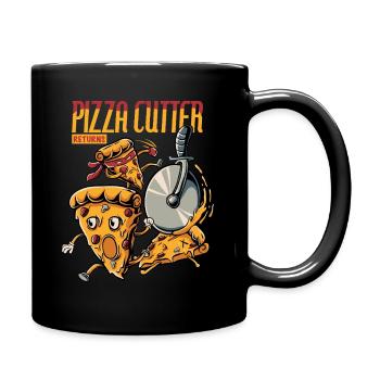 Coupe-pizza retours Action Design - Mug uni - noir - Droite