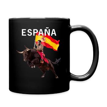 SPAIN ESPAÑA - Full Colour Mug - black - Right