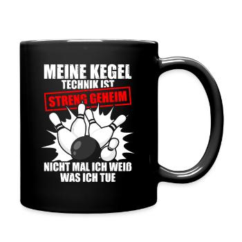 My Bowling Technique Bowling Bowlers Sports Bowlers - Full Colour Mug - black - Right
