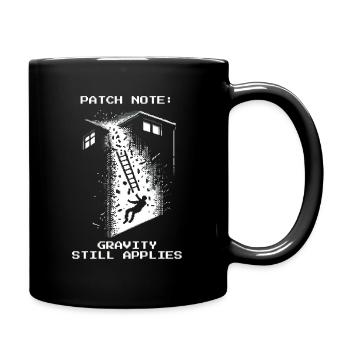 Ramoneur Gravity Roof Rétro Pixel Art - Mug uni - noir - Droite