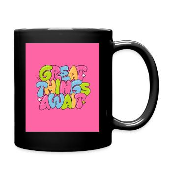 Live Better - Tasse einfarbig - Schwarz - Rechts