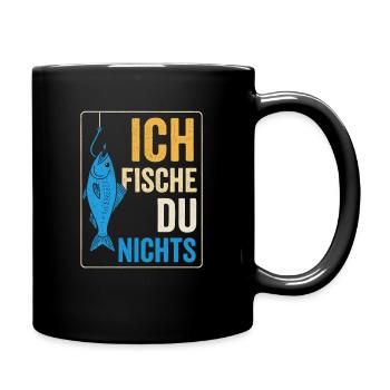 I fish – you don't fish - Full Colour Mug - black - Right