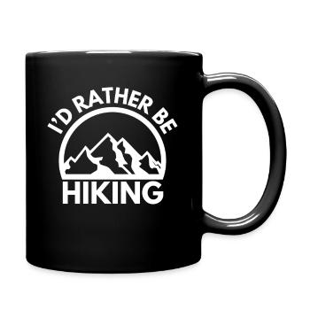 Wandern Liebhaber Berg Wanderverein - Tasse einfarbig - Schwarz - Rechts