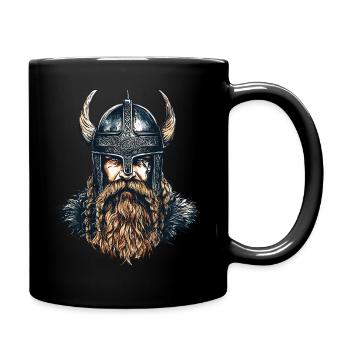 Allemagne germanique Guerrier Berserker Wotan - Mug uni - noir - Droite