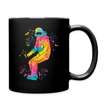 Snowboarder Snowboarding Snowboard - Full Colour Mug - black - Right