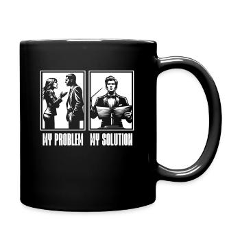 Directeur musical Mon problème Mon pictogramme Papa Maman - Mug uni - noir - Droite