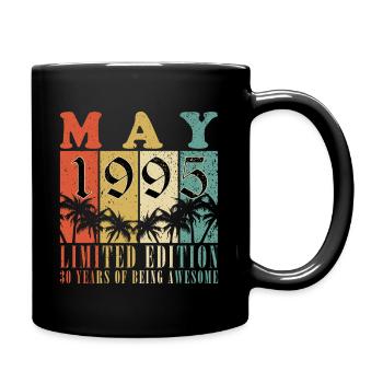 Mai 1995 | Mai 1995 Mai 1995 Cadeau d’anniversaire - Mug uni - noir - Droite