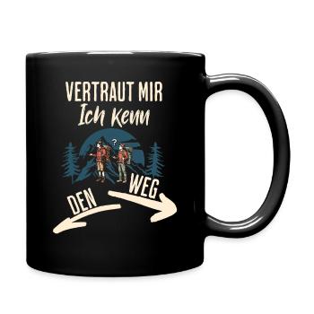 Wander - Full Colour Mug - black - Right