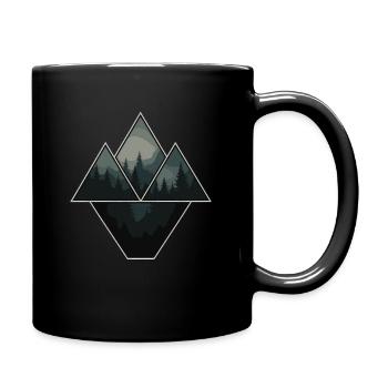 Forest Nature Lovers - Full Colour Mug - black - Right
