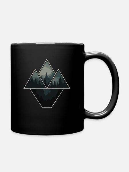 Amoureux de la nature de la forêt - Mug uni - noir
