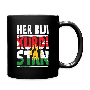 Her Biji Kurdistan Kurde Kurden - Tasse einfarbig - Schwarz - Rechts