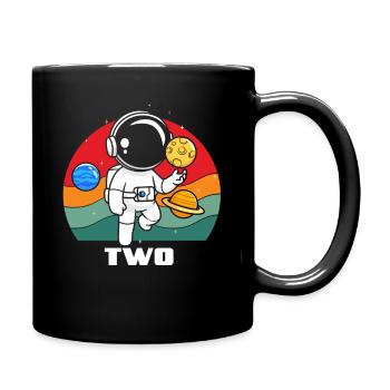 Astronaut adventure in space for two - Full Colour Mug - black - Right