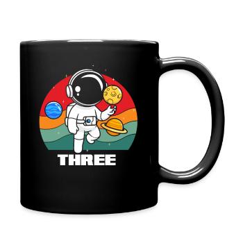 Space adventure for young explorers - Full Colour Mug - black - Right