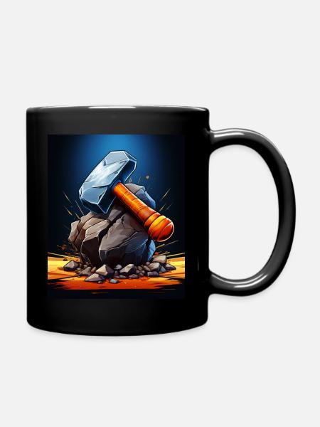 VATHOR HAMMER - Tasse einfarbig - Schwarz