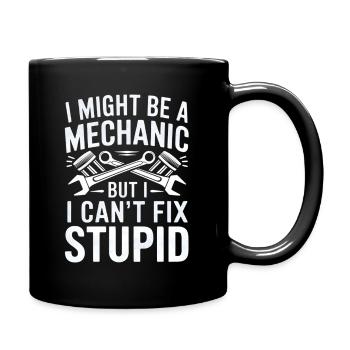 Mechanic Craftsman Design - Full Colour Mug - black - Right