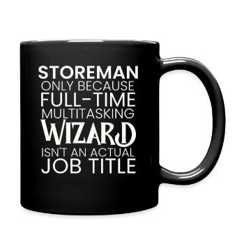 Storeman multitasking Wizard - Full Colour Mug - black - Right
