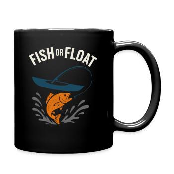 Kayak Fishing Life Angler Pride Fish On Outdoor - Tasse einfarbig - Schwarz - Rechts