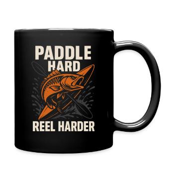 Kayak Fishing Life Angler Pride Fish On Outdoor - Full Colour Mug - black - Right