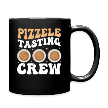 Pizzelle Waffle - Italian Waffles - Full Colour Mug - black - Right