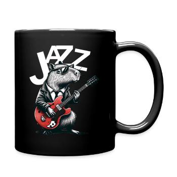 Jazz Capybara - Mug uni - noir - Droite