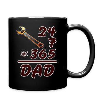 24-7-365 DAD - Mug uni - noir - Droite