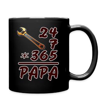 24-7-365 PAPA - Mug uni - noir - Droite