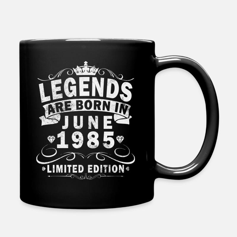 Birthday Gift June 1985, Gift June 1985 - Full Colour Mug - black