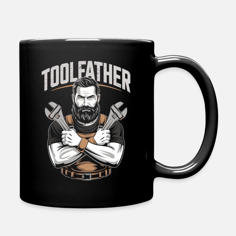 Der Werkzeug-Pate - Handwerker Geschenk Shirt - Tasse einfarbig - Schwarz