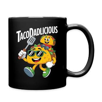 TacoDadlicious Chemise pour la fête des pères - Mug uni - noir - Droite