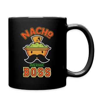 Nacho Average Chef Mit Humor - Tasse einfarbig - Schwarz - Rechts