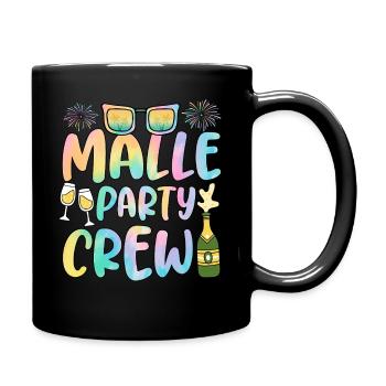 Malle Party Crew Gruppen Mallorca Party Urlaub - Tasse einfarbig - Schwarz - Rechts