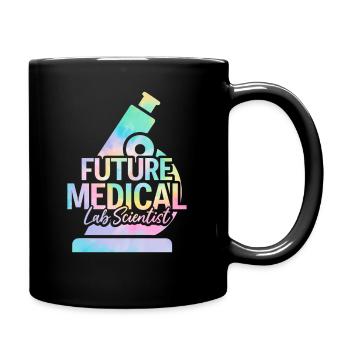 Futur scientifique de laboratoire médical Tie Dye MLS Medical - Mug uni - noir - Droite