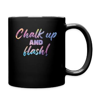 Boulderer Chalk Up et Flash Bouldering - Mug uni - noir - Droite