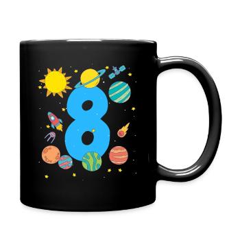 Space Adventure Eight - Full Colour Mug - black - Right