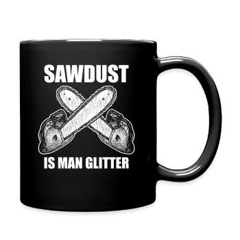 Sawdust Wood Lumberjack Forester - Full Colour Mug - black - Right