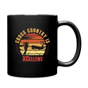 Le cross-country XC, c’est XCellent - Mug uni - noir - Droite