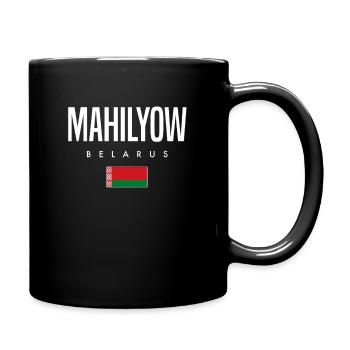 Mahilyow Belarus Weißrussland - Tasse einfarbig - Schwarz - Rechts