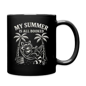 Mon été est complet - Book Lovers - Mug uni - noir - Droite