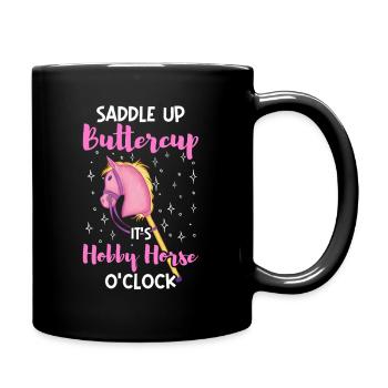 Saddle up Hobby Horse Hobby horsing - Tasse einfarbig - Schwarz - Rechts