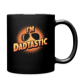 Je suis Dadtastic Lunettes de soleil Cool Design - Mug uni - noir - Droite