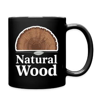 BOIS NATUREL - Mug uni - noir - Droite