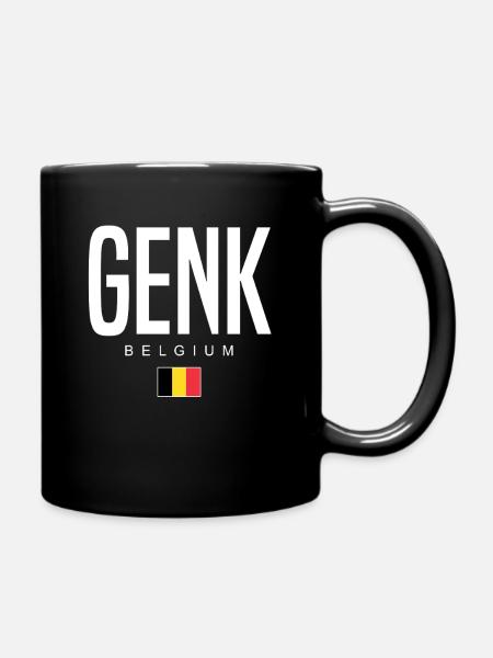 Genk Belgien - Tasse einfarbig - Schwarz