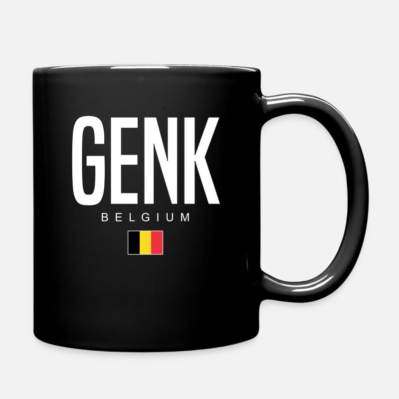 Genk Belgien - Tasse einfarbig - Schwarz