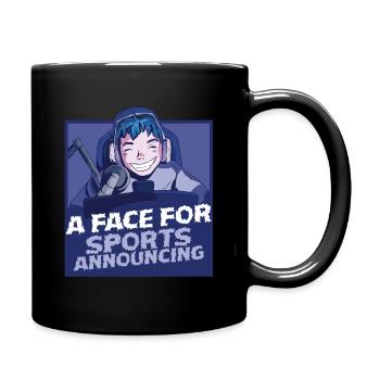 Commentateur Présentateur sportif - Mug uni - noir - Droite