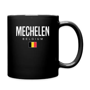 Malines, Belgique - Mug uni - noir - Droite